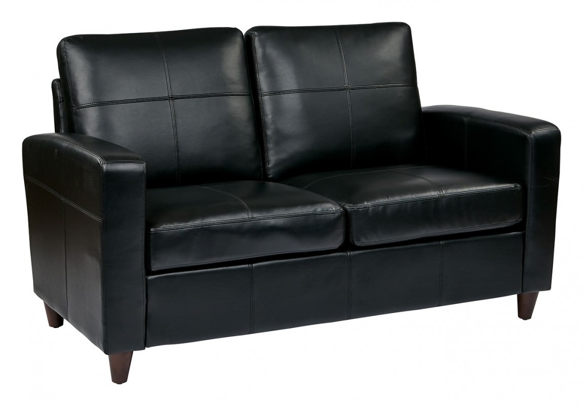 leather office couch sofa